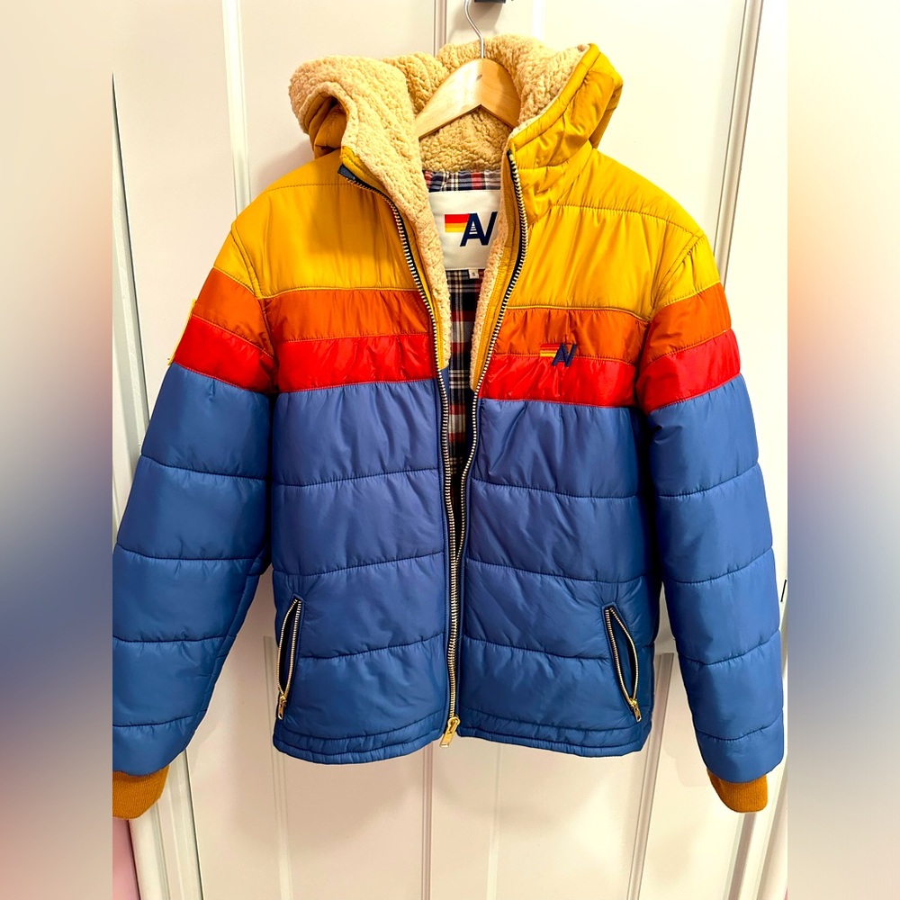 Aviator Nation Trekker Hooded Puffer Jacket